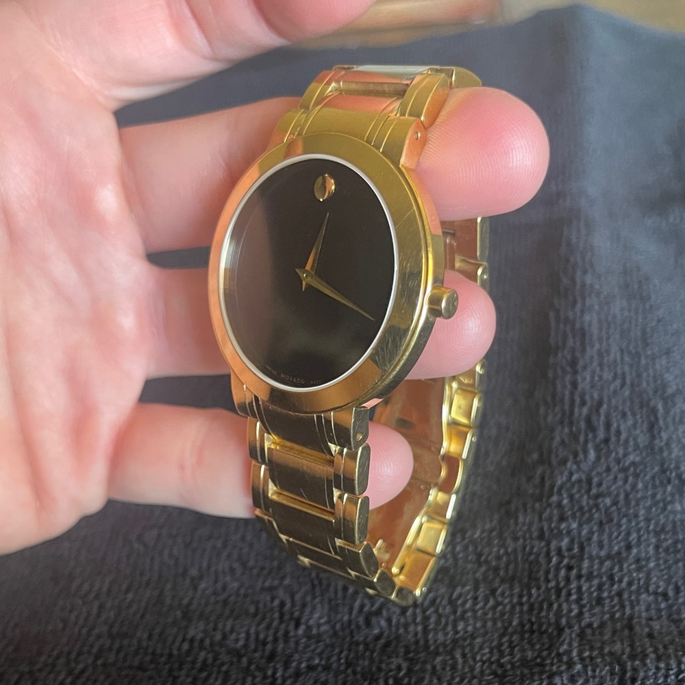 Movado mens 38mm museum watch